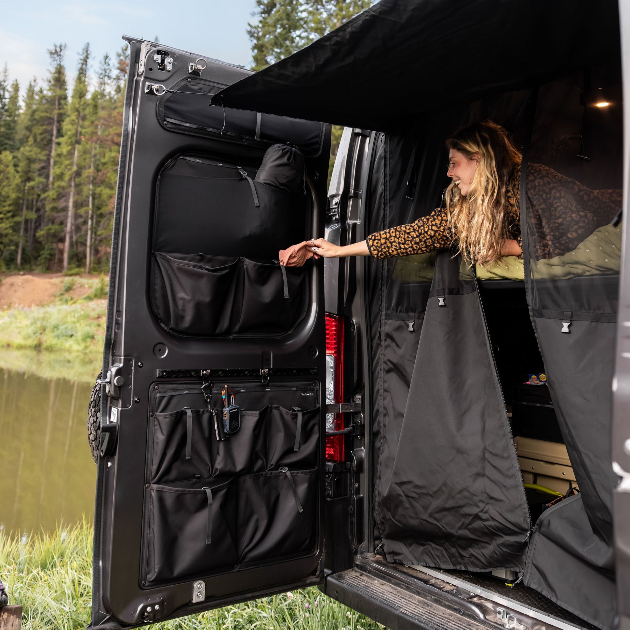 Rear Door Storage