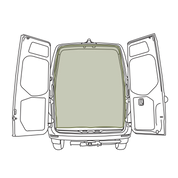 Mercedes Sprinter Bug Screen - Rear Door