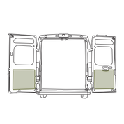 Ram Promaster Lower Rear Door Storage Panels (Rear)