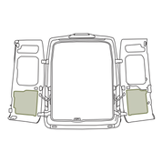 Ford Transit Lower Rear Door Storage Panels (Pair)