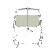 Mercedes Sprinter Stealth Rear Door Window Covers (Pair)