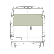 Ram Promaster Stealth Rear Door Window Covers (Pair)