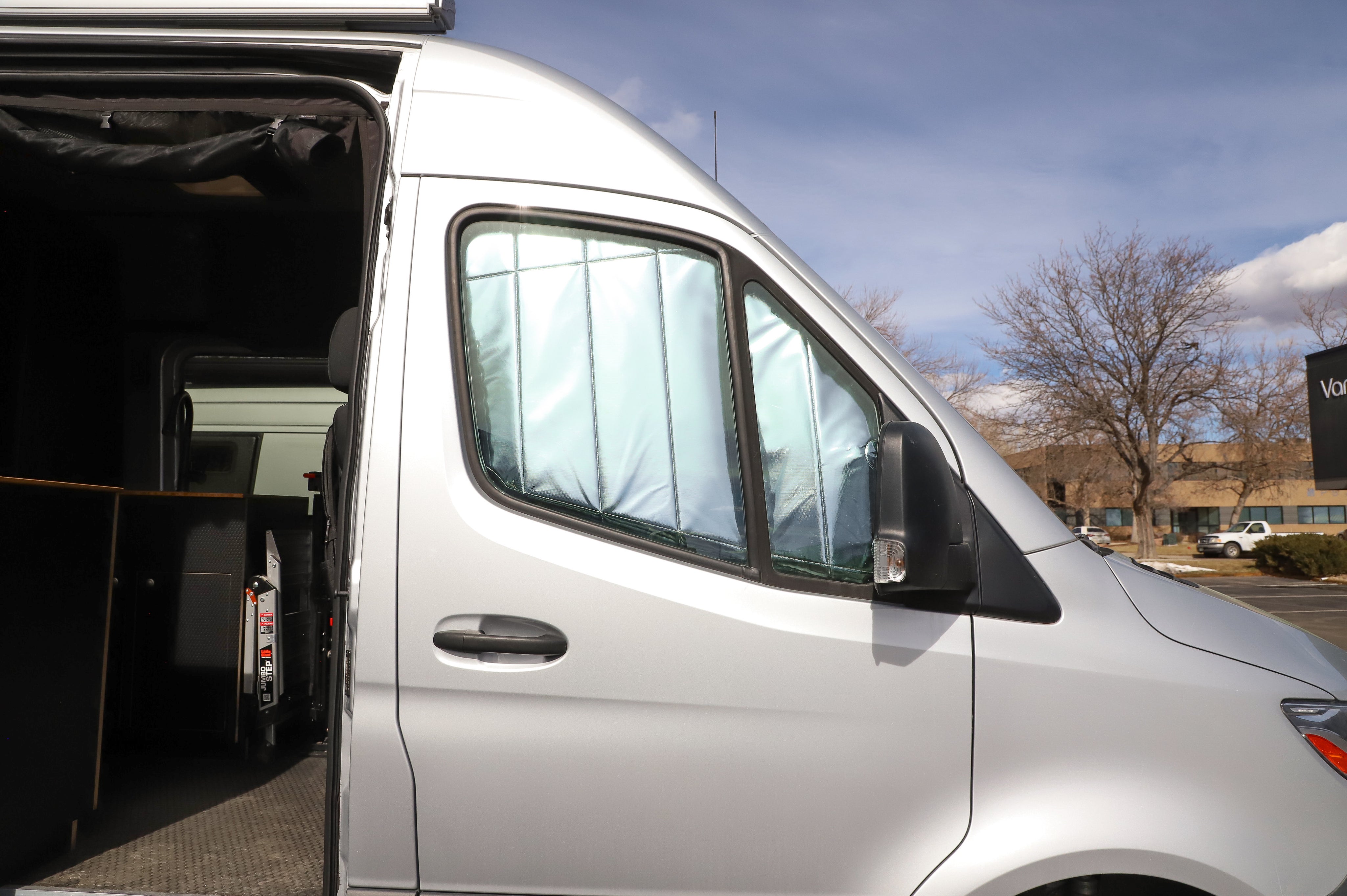 Mercedes Sprinter Reflective Front Door Window Cover (Pair)