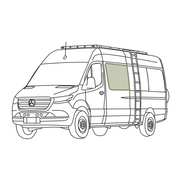 Mercedes Sprinter Stealth Crew Window Cover