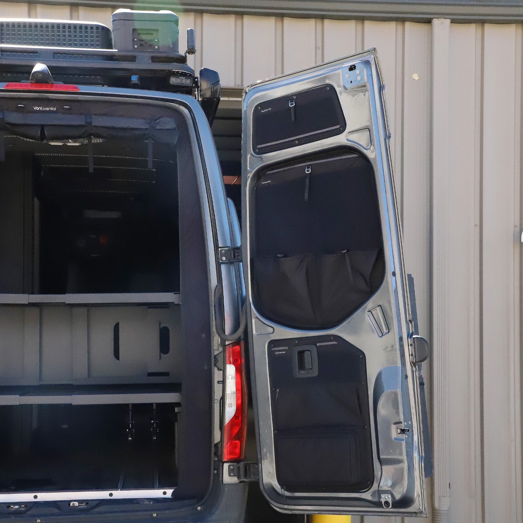 Mercedes Sprinter VS30 (2019 - Current) Middle Rear Door Storage Panels (Pair)