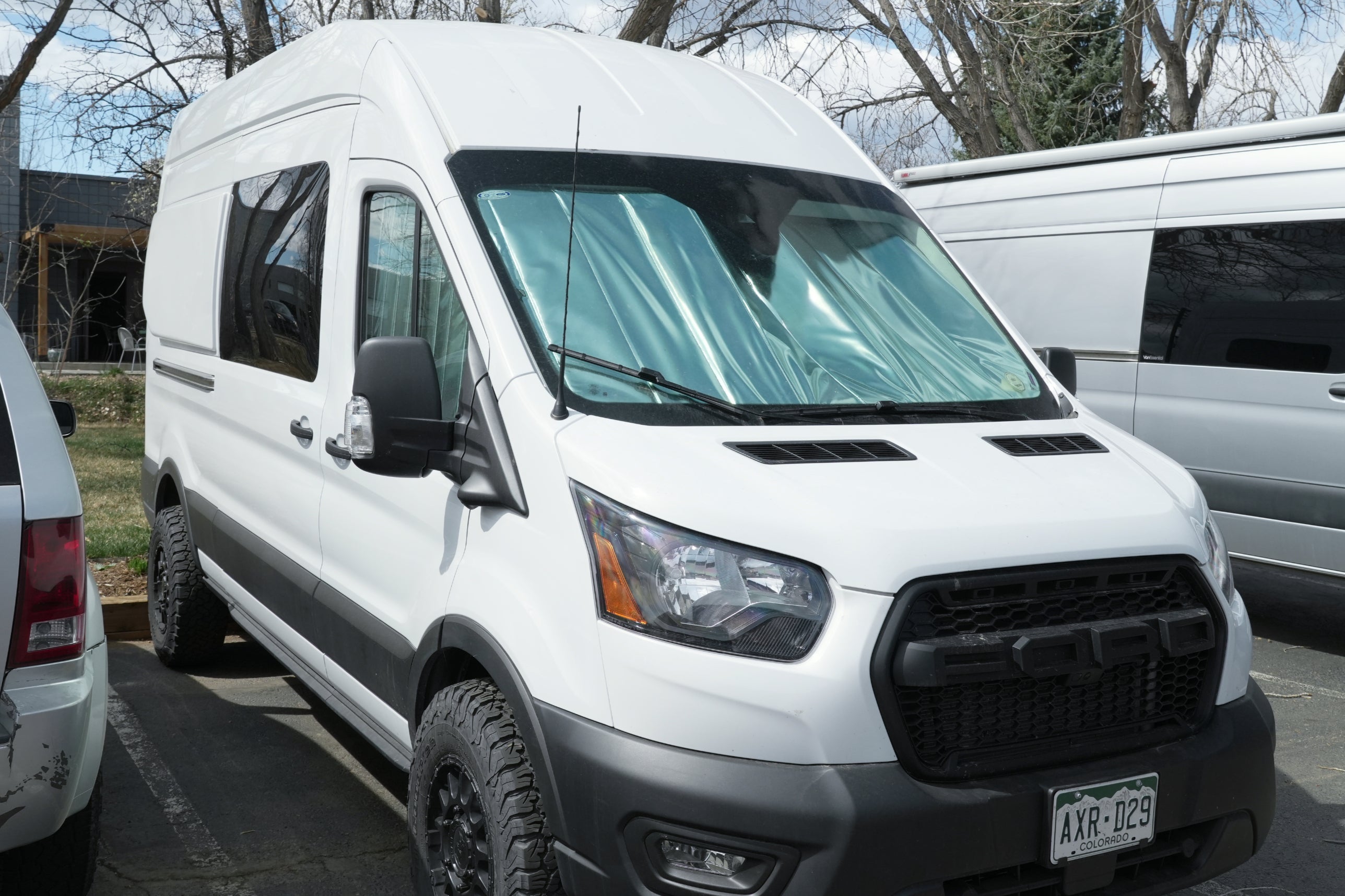 Ford Transit Reflective Front Windshield Cover