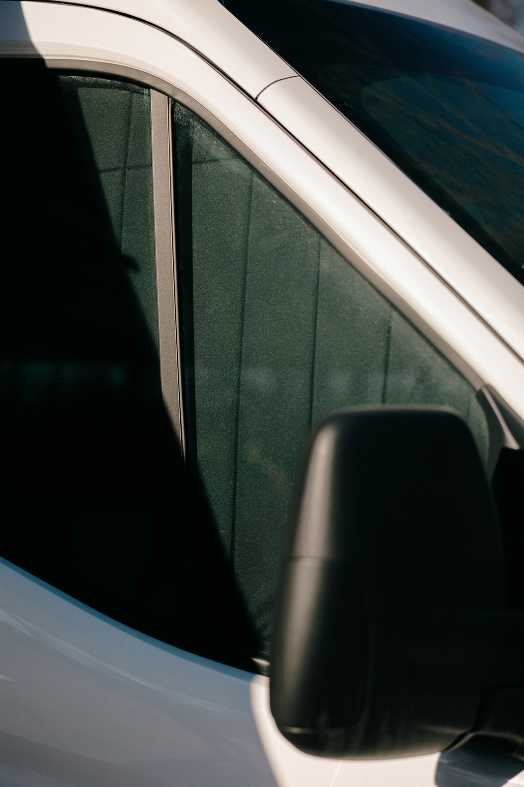 Ford Transit Stealth Front Door Window Covers (Pair)