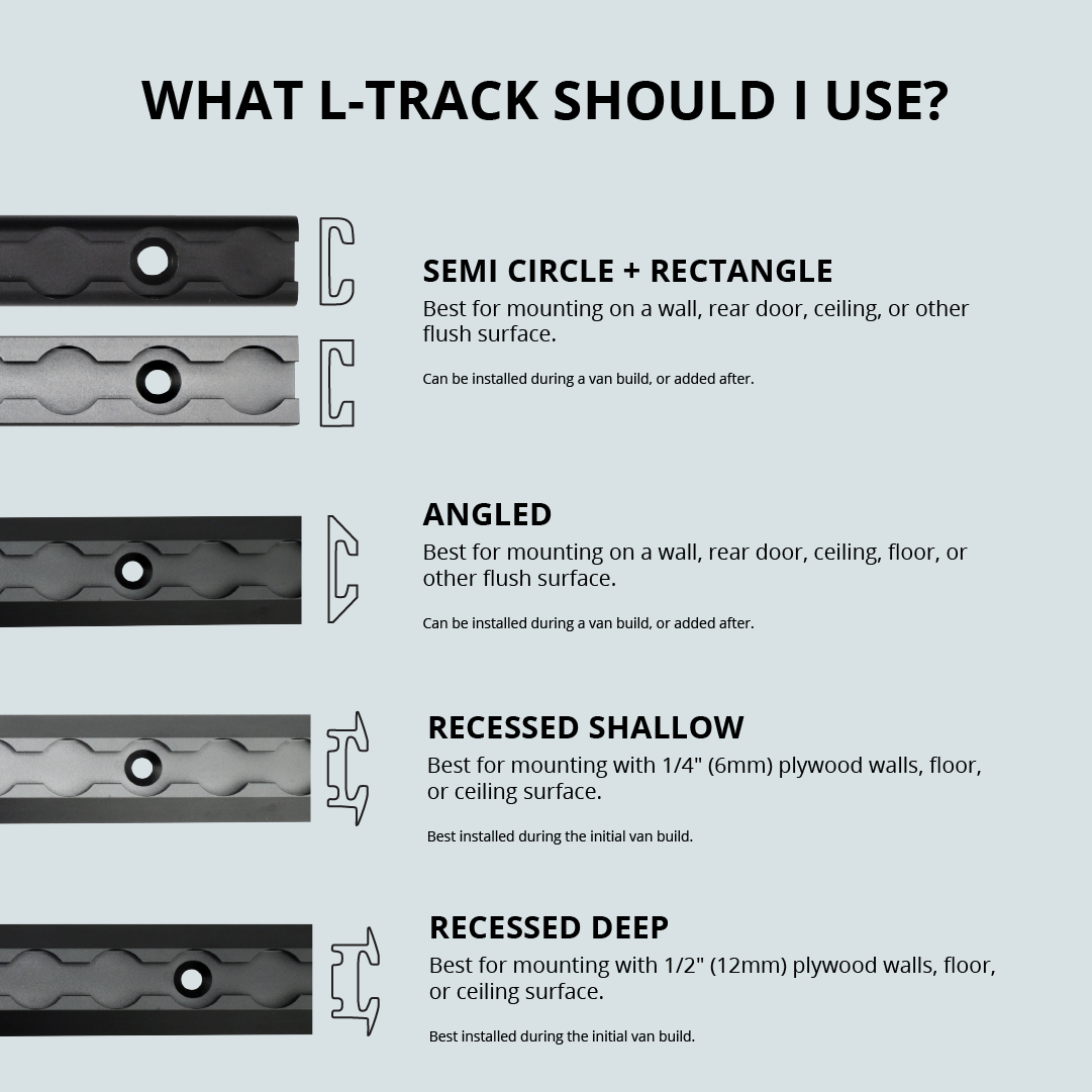 Angled Venture L-Track - 2 Pack