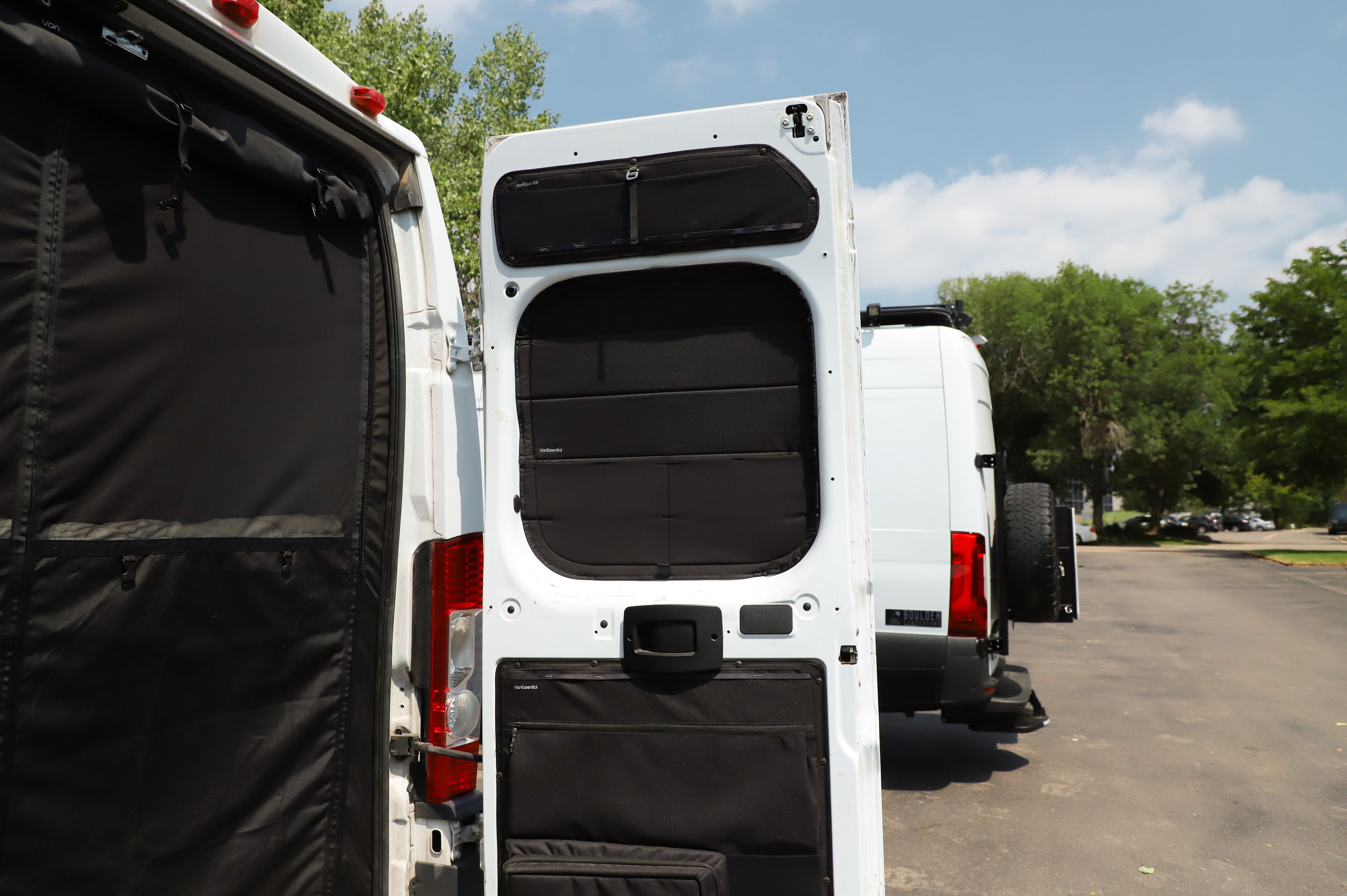 Ram Promaster Rear Door Storage Panels Bundle (Upper & Lower)