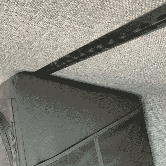 Venture L-Track Spring Loaded Single Stud with Hook (2 Pack)