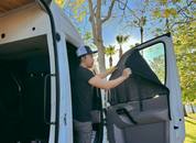 Mercedes Sprinter Stealth Front Door Window Covers (Pair)