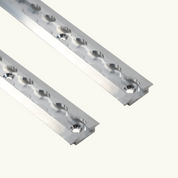 Raw Recessed Shallow Venture L-Track (2 Pack)