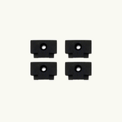 Venture L-Track Rectangle End Caps (4 Pack)