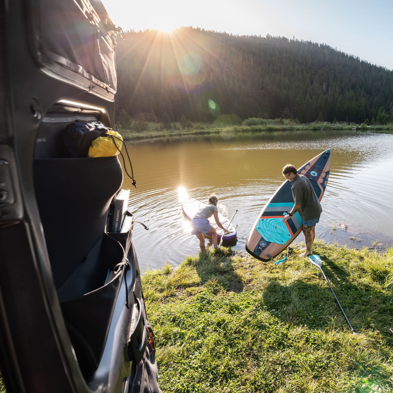 Ram Promaster Middle Rear Door Storage Panels (Pair)