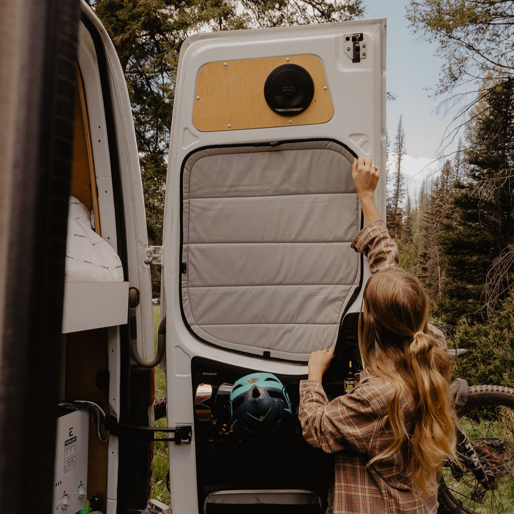 Mercedes Sprinter Stealth Rear Door Window Covers (Pair)