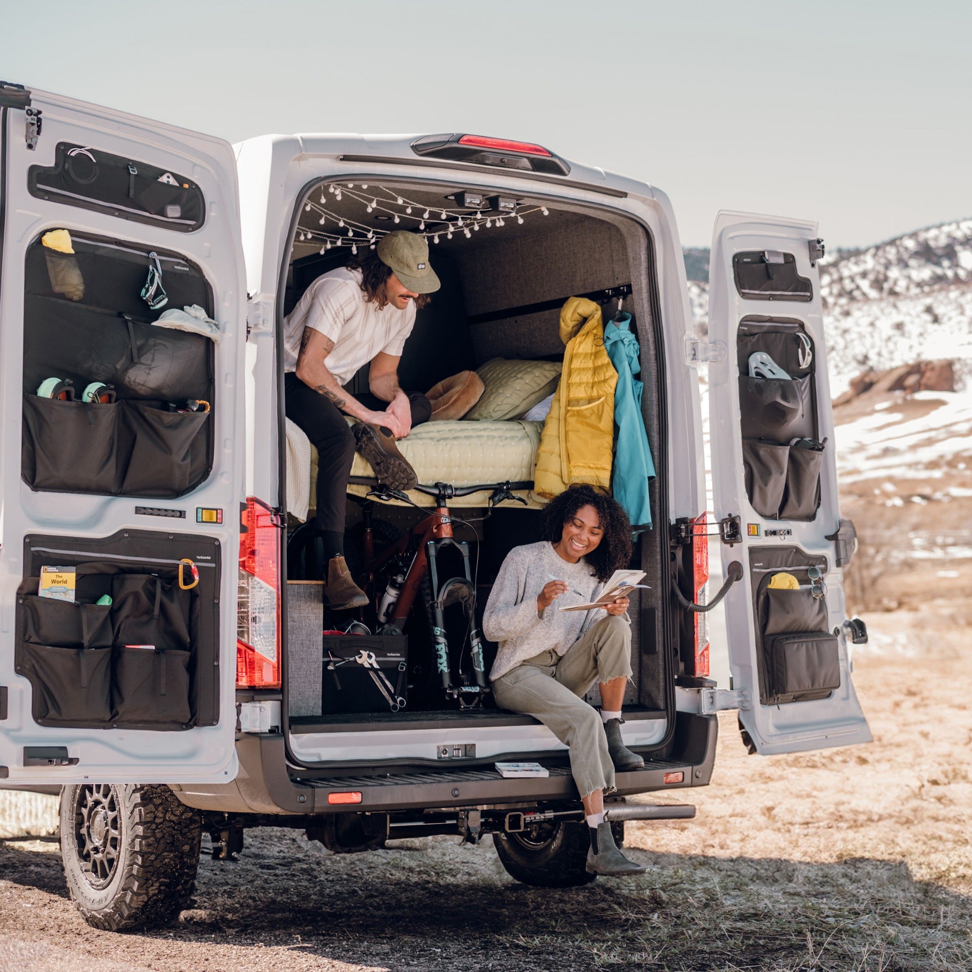 Ford Transit Middle Rear Door Storage Panels (Pair)