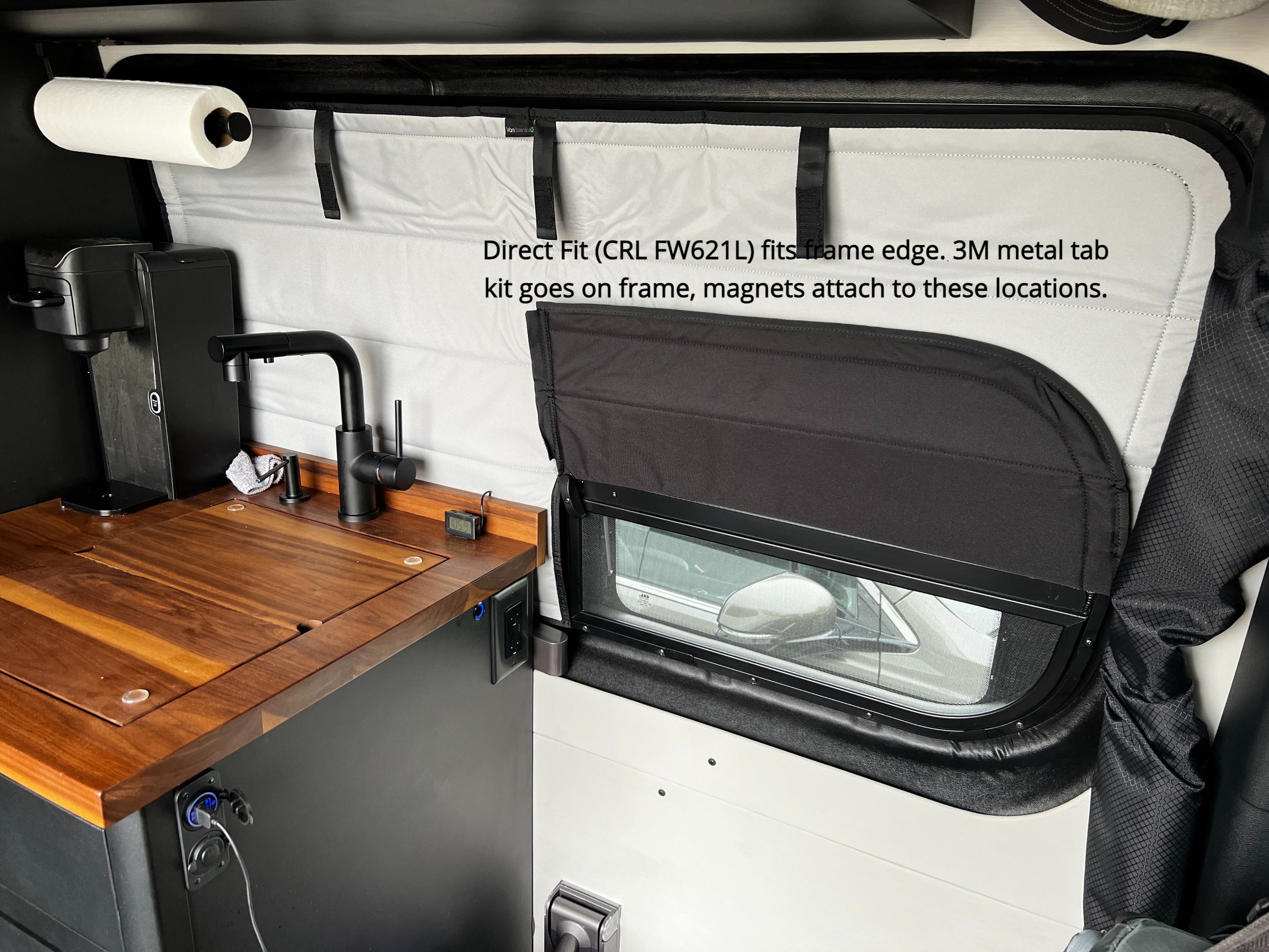 Mercedes Sprinter Stealth Crew Window Cover