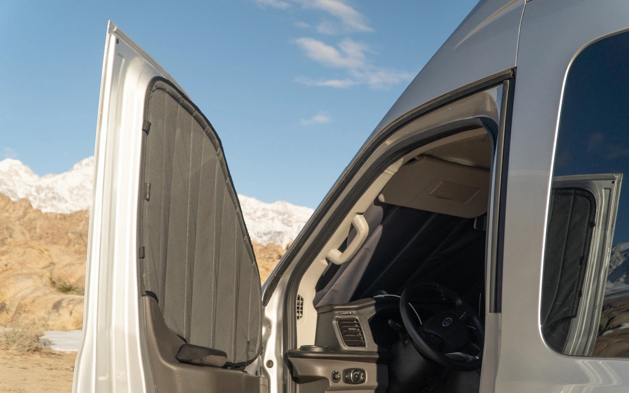 [Review] The BEST Window Covers for Van Life: The Front Cab Kit by VanEssential