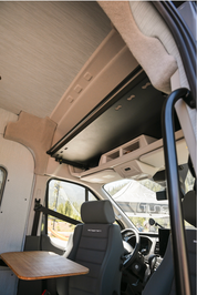 Ford Transit Headliner Shelf & Curtain Rod