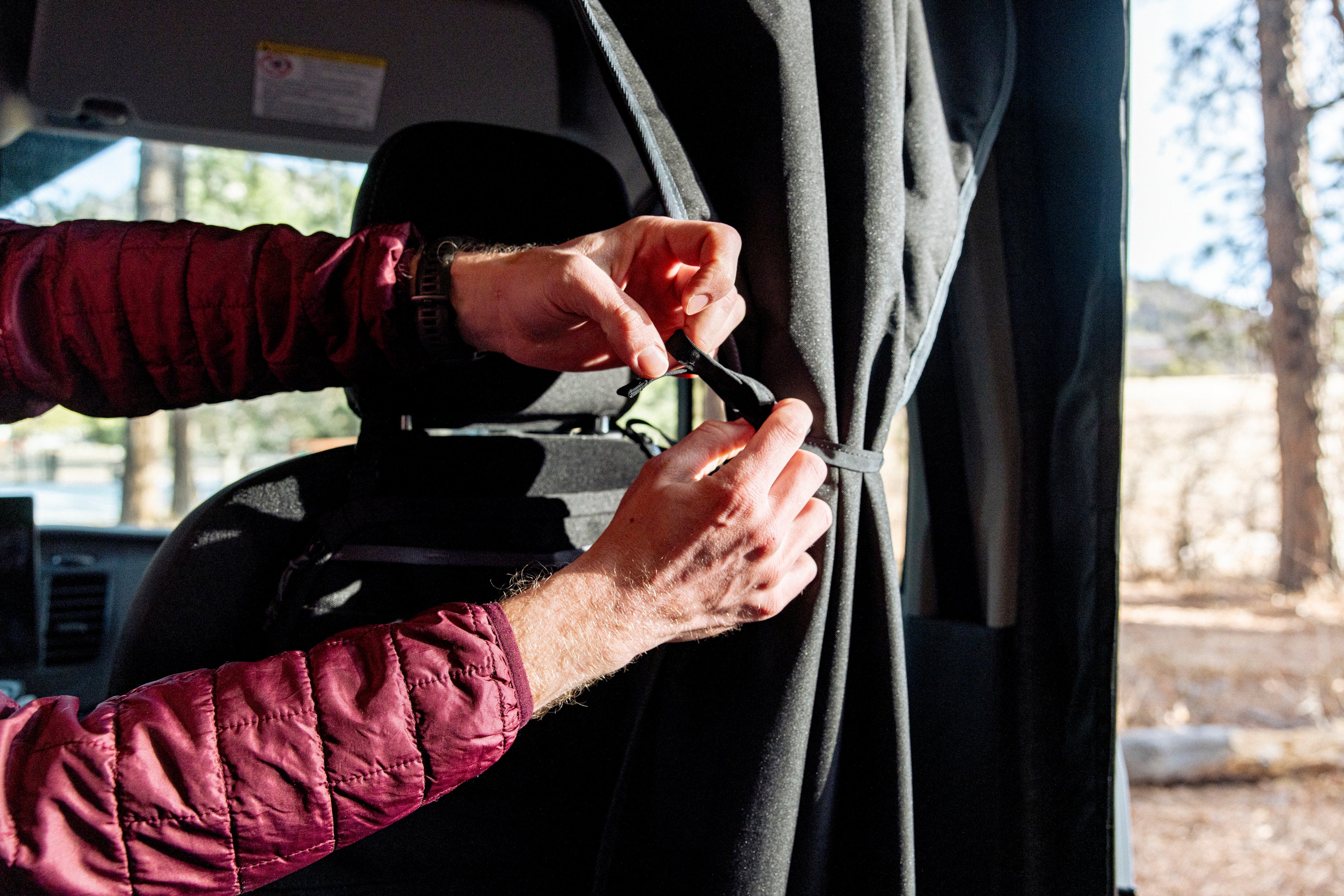 Ford Transit Insulated Privacy Curtain