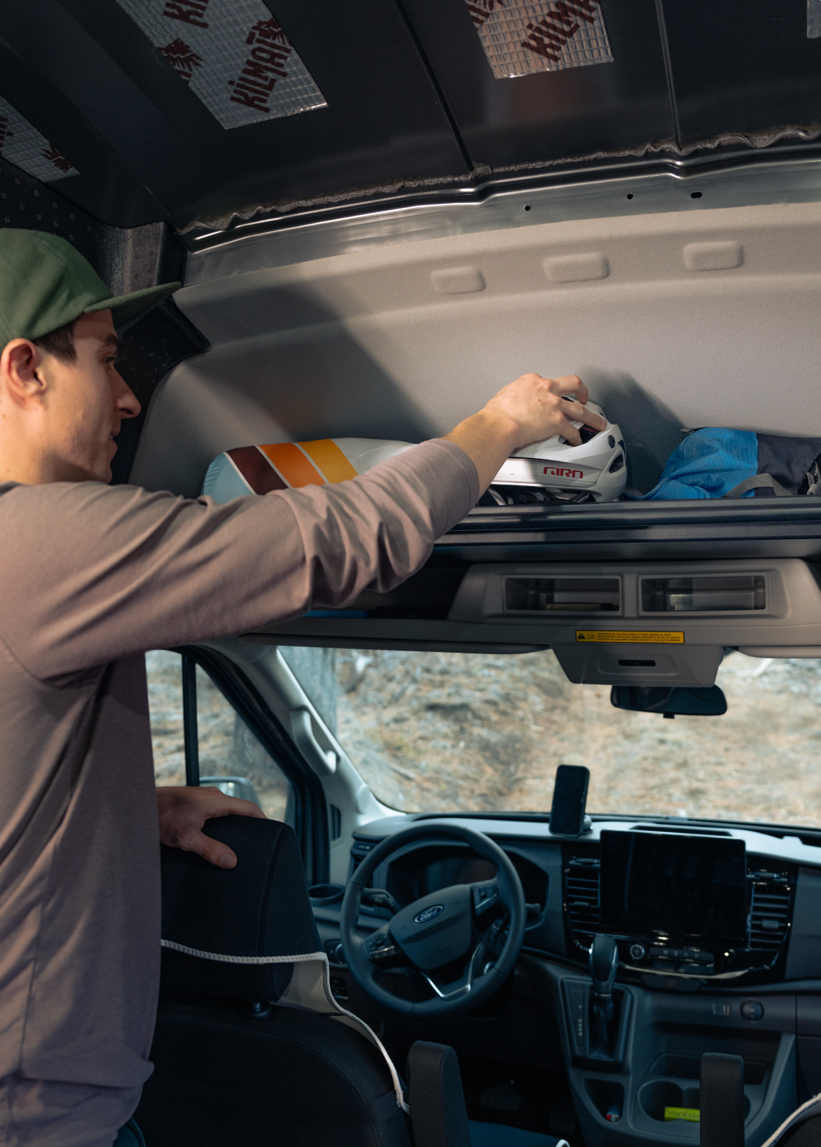 Ford Transit Headliner Shelf