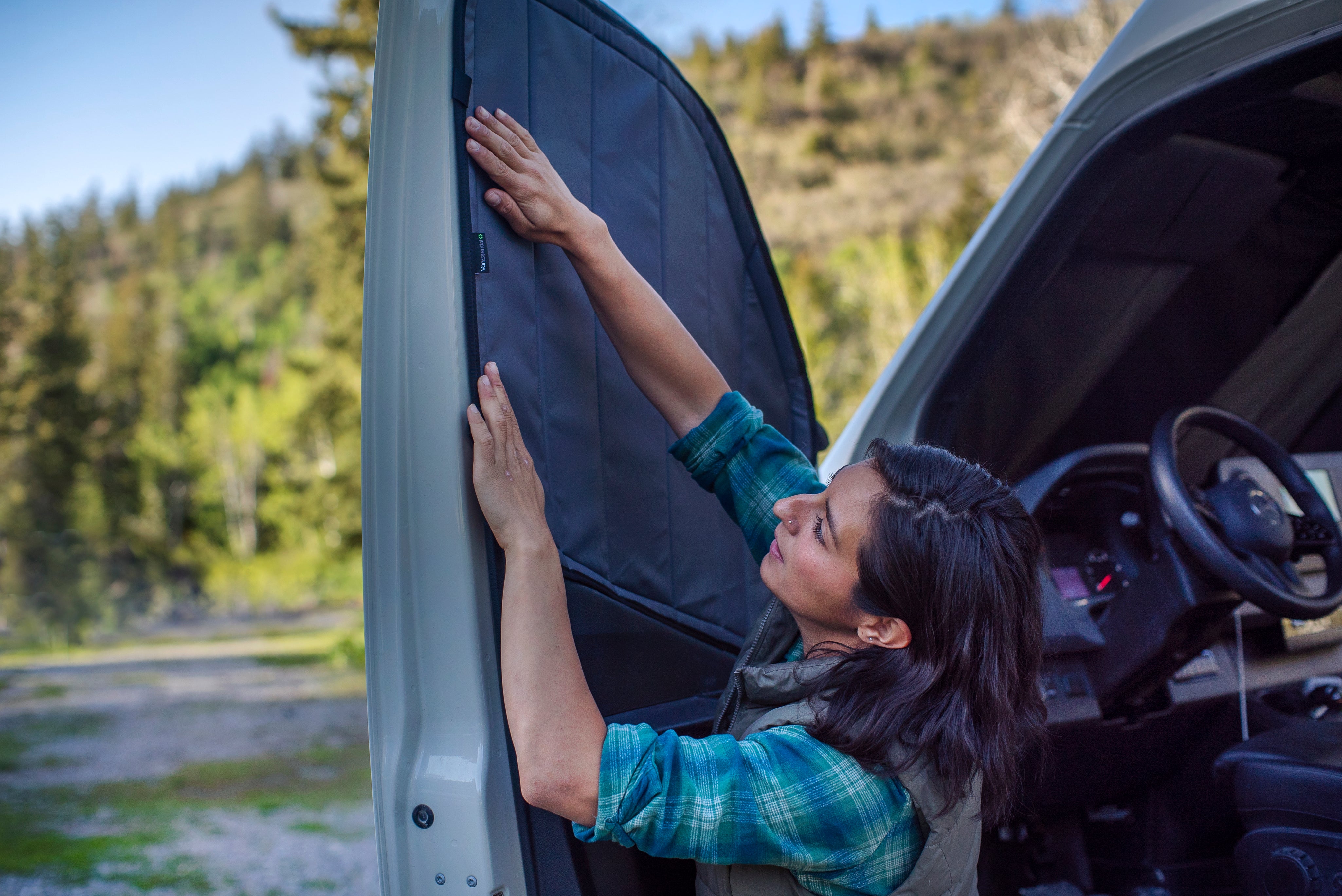 Mercedes Sprinter Stealth Front Door Window Covers (Pair)