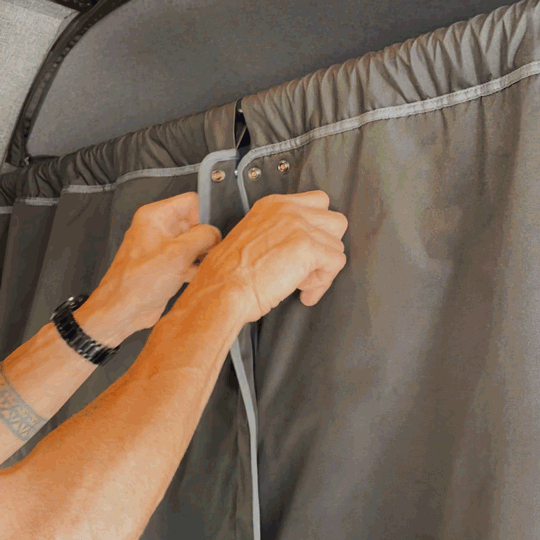 Ram Promaster Privacy Bundle (Curtain and Rail)
