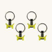 Venture L-Track Adjustable Tie Down Ring (4 Pack)
