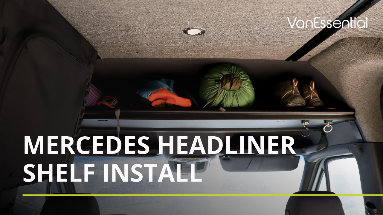 Mercedes Headliner Shelf Installation