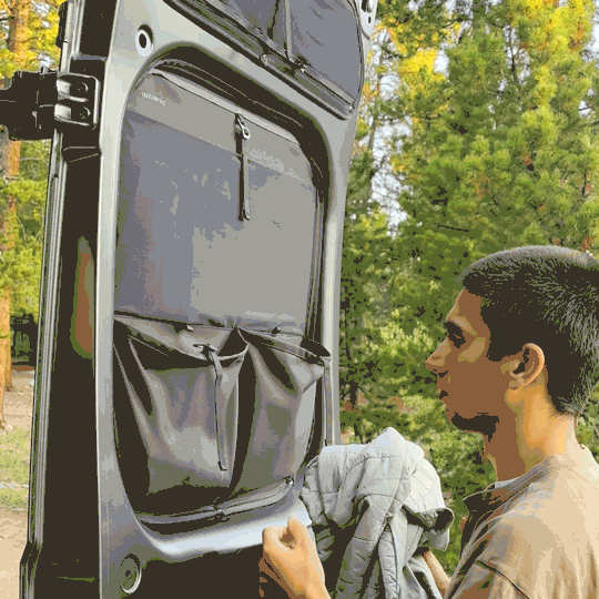 Ram Promaster Middle Rear Door Storage Panels (Pair)