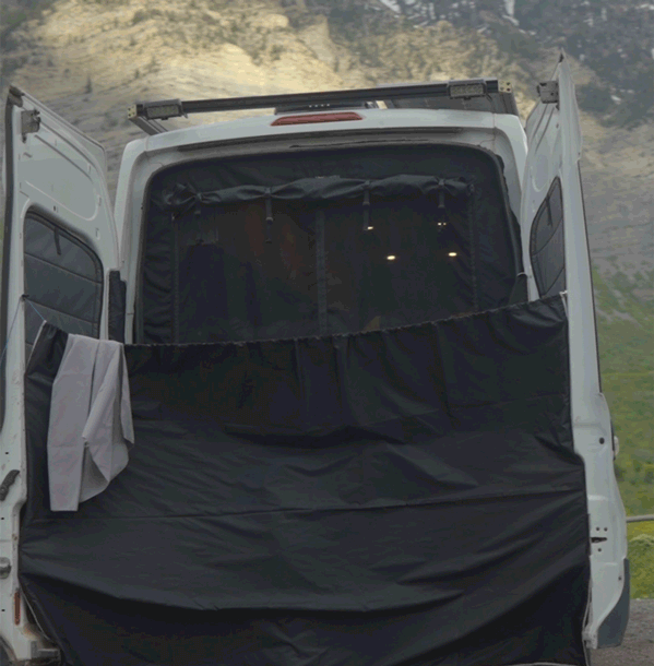 Rear Door Shower Screen